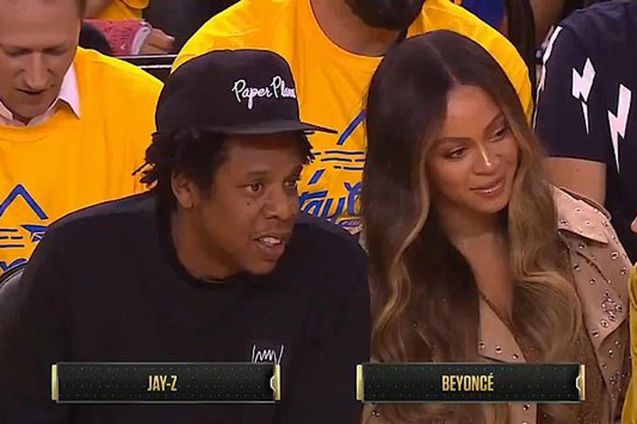Beyonce i Jay Z na utakmici