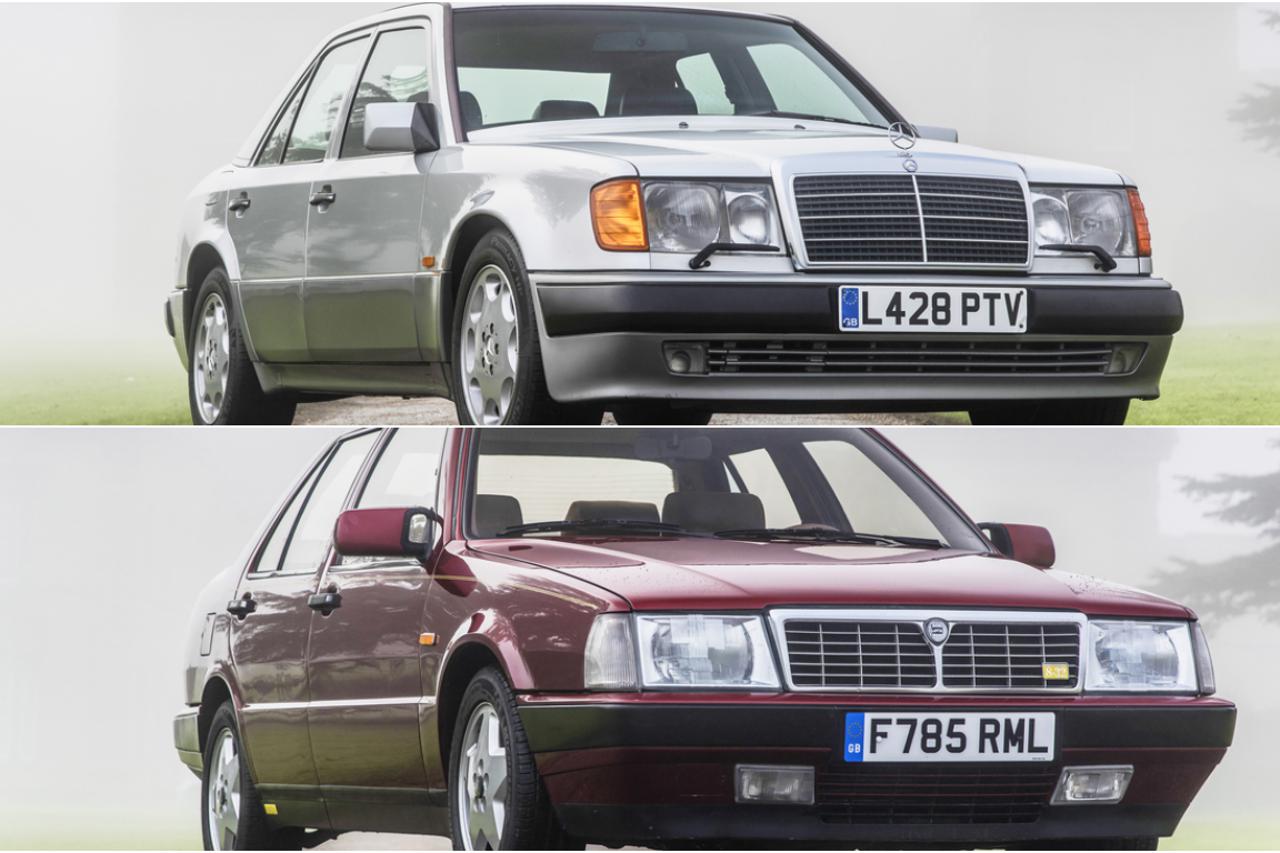 Mercedes-Benz 500E i Lancia Thema 8.32
