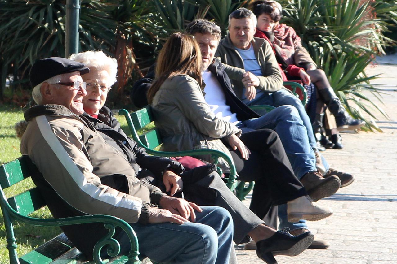 lijepo vrijeme, ljudi