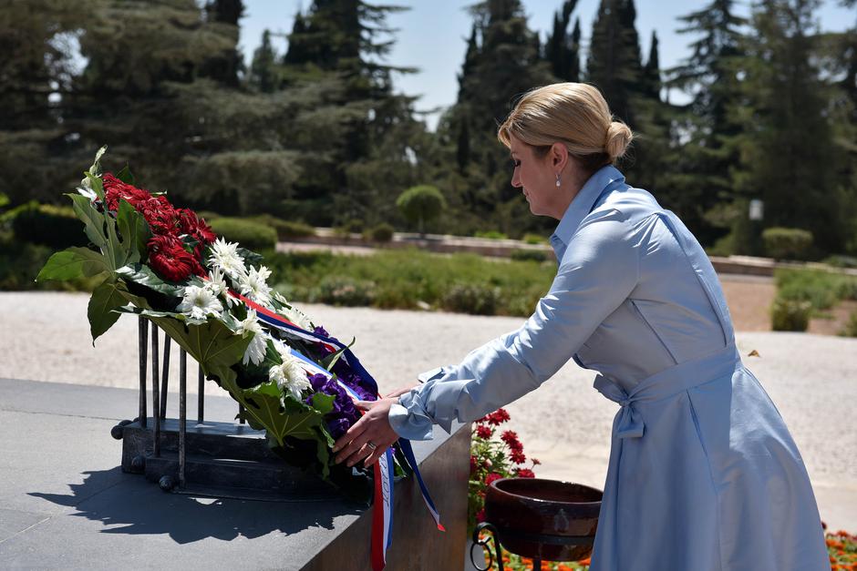 Kolinda Grabar Kitarović s predsjednikom Rivlinom