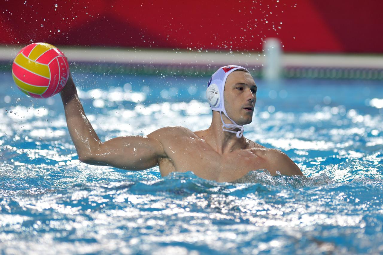 Šibenik: Prijateljska vaterpolska utakmica Hrvatska-Italija