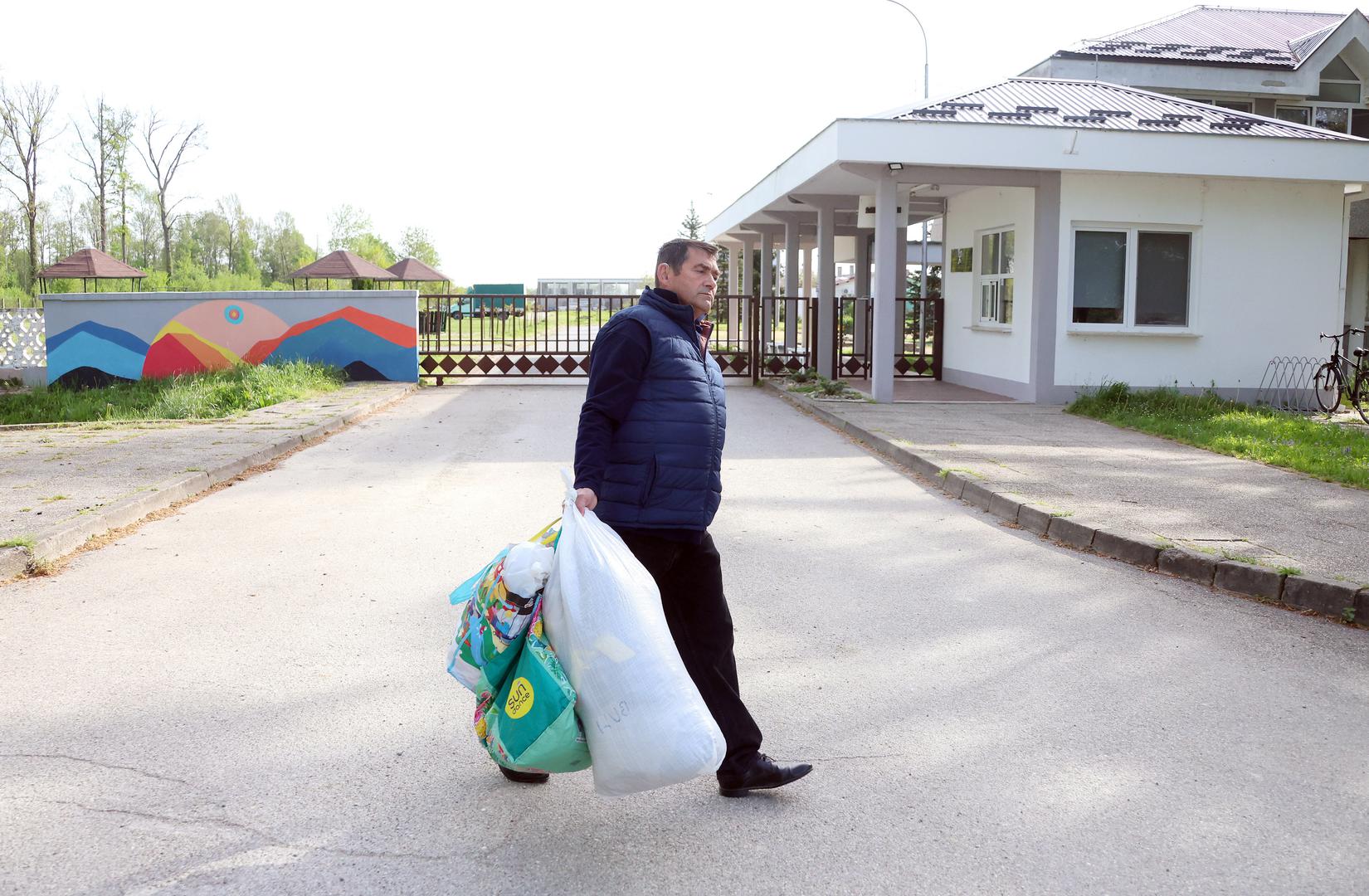 10.04.2024. Velika Gorica - Ivan Bulj, osuđen na 22 godine zatvora zbog ubojstva Anđele Bešlić izašao je na slobodu Photo: Sanjin Strukic/PIXSELL