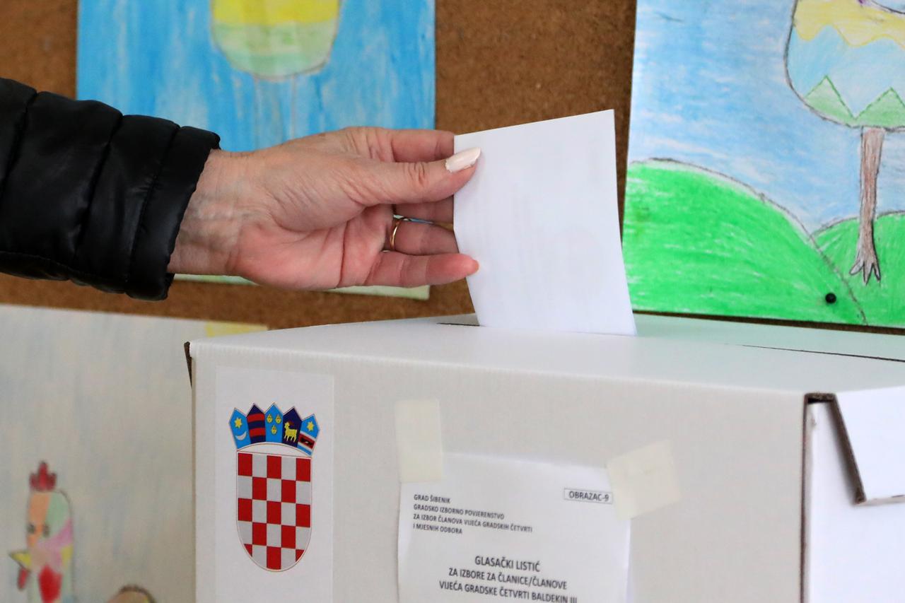 Šibenik: Izbori za članove Vijeća mjesnih odbra i gradskih četvrti na području Grada Šibenika