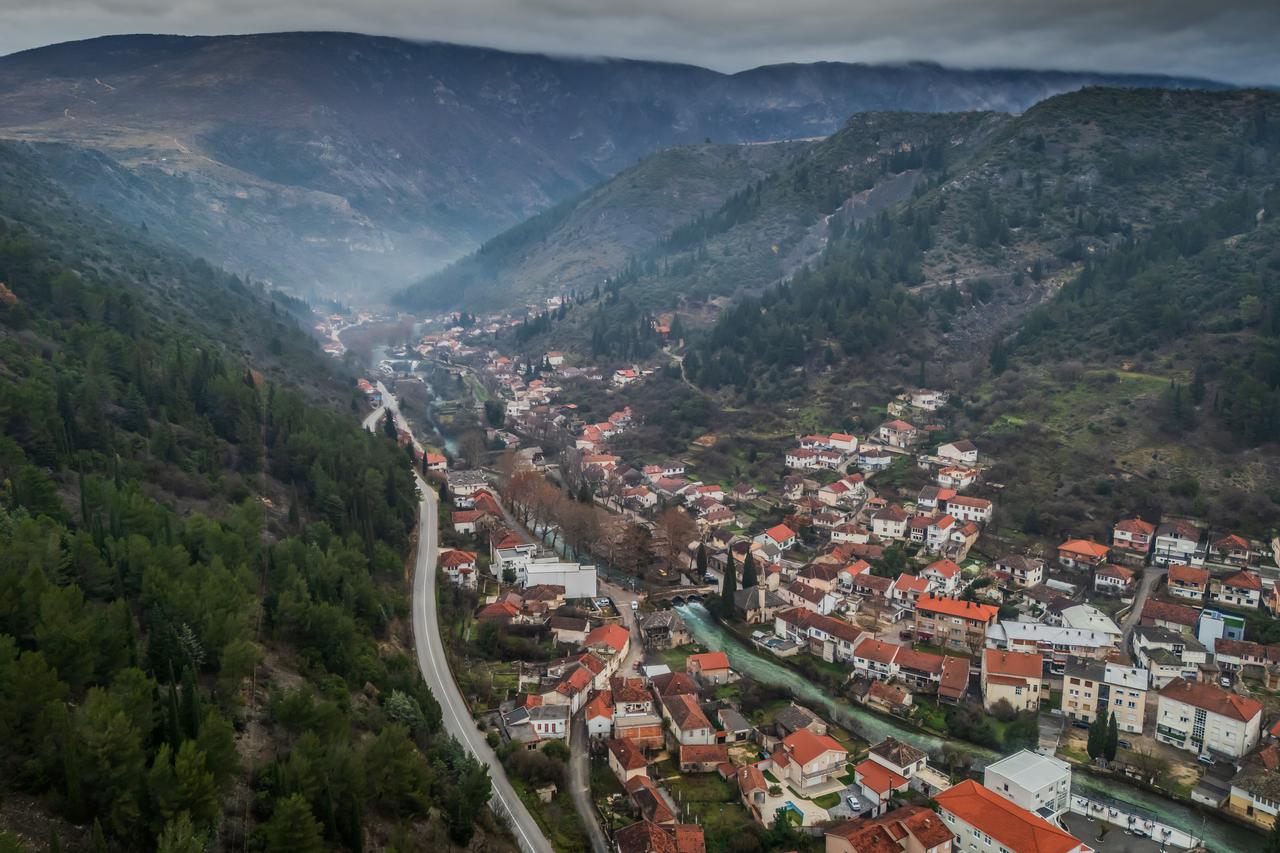 Fotografije iz zraka grada Stolca u Bosni i Hercegovini