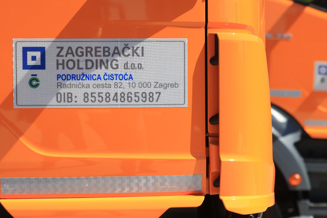 Zagreb: Predstavljanje novih vozila podružnice Čistoće Zagrebačkog holdinga