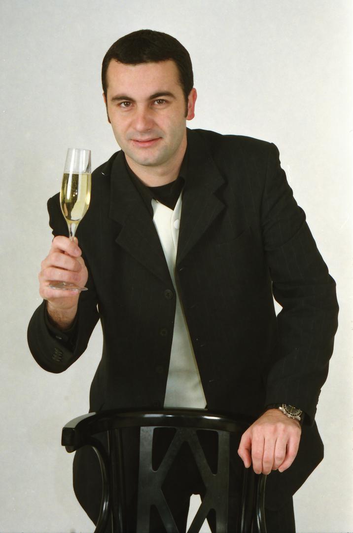 28.12.1998., Zagreb - Josko Lokas, TV voditelj. "nPhoto: Davor Visnjic/PIXSELL 