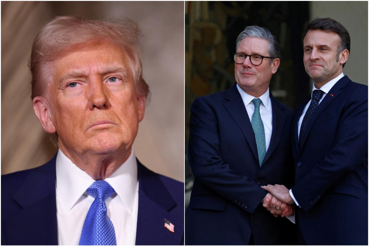Trump, Macron i Starmer
