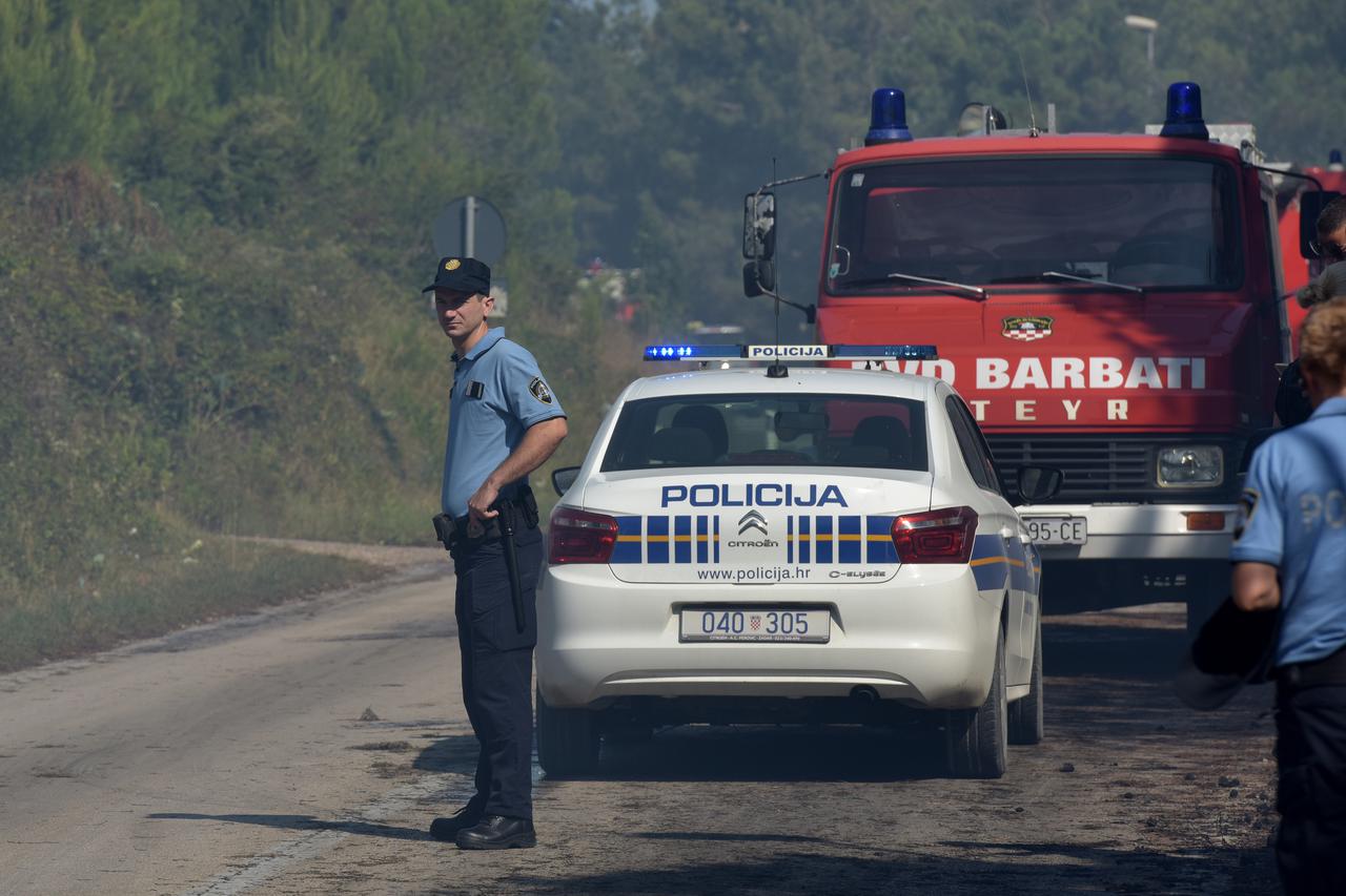 Požar kod Zrća