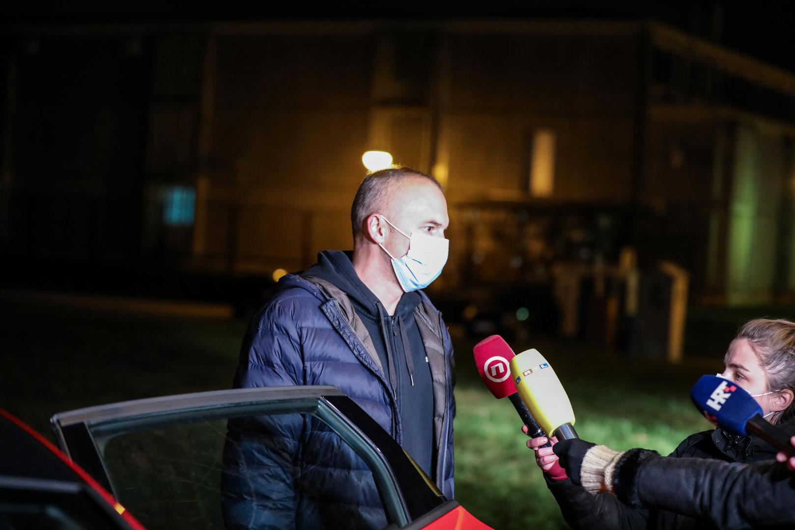 16.12.2020., Zagreb - Osumnjiceni iz afere Janaf Vinko Grgic pusten je iz istraznog zatvora u Remetincu. Photo: Emica Elvedji/PIXSELL