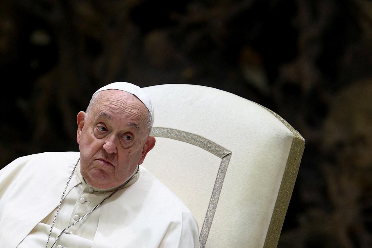 FILE PHOTO: Pope Francis holds the Jubilee audience in Paul VI hall at the Vatican