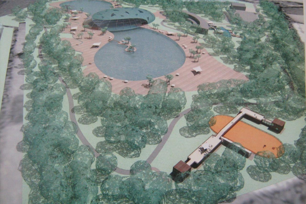 'unu babina greda idejno rjesenje s objektima koji bi se prostirali oko busotine geotermalne vode snimio zvonko zivkovic'