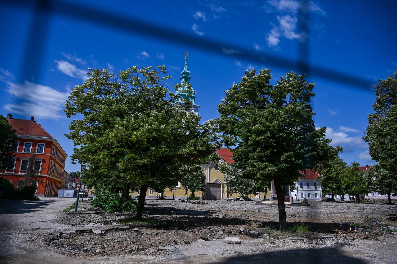 Karlovac: Uređenje Trga bana Josipa Jelačića