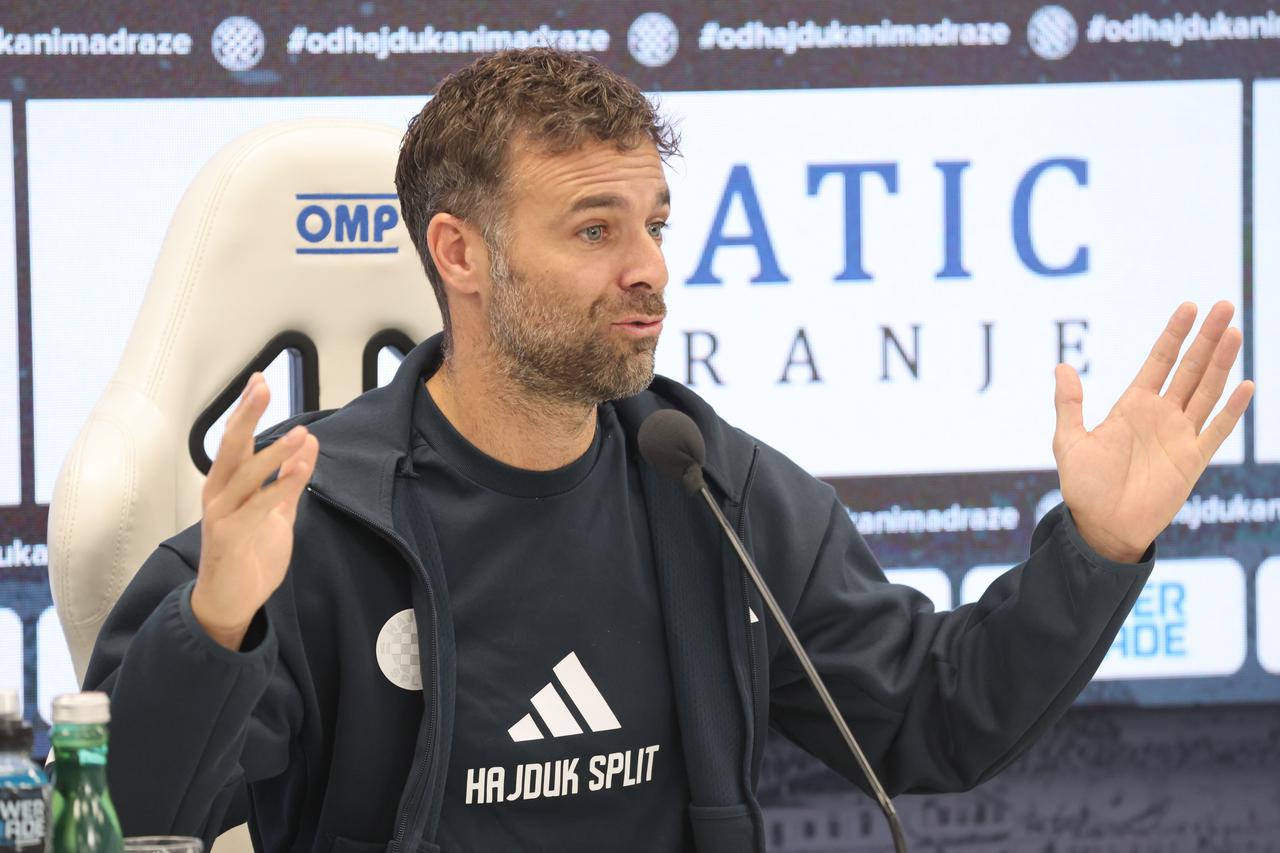 Split: Gonzalo Garcia održao konferenciju za medije uoči derbija protiv Dinama
