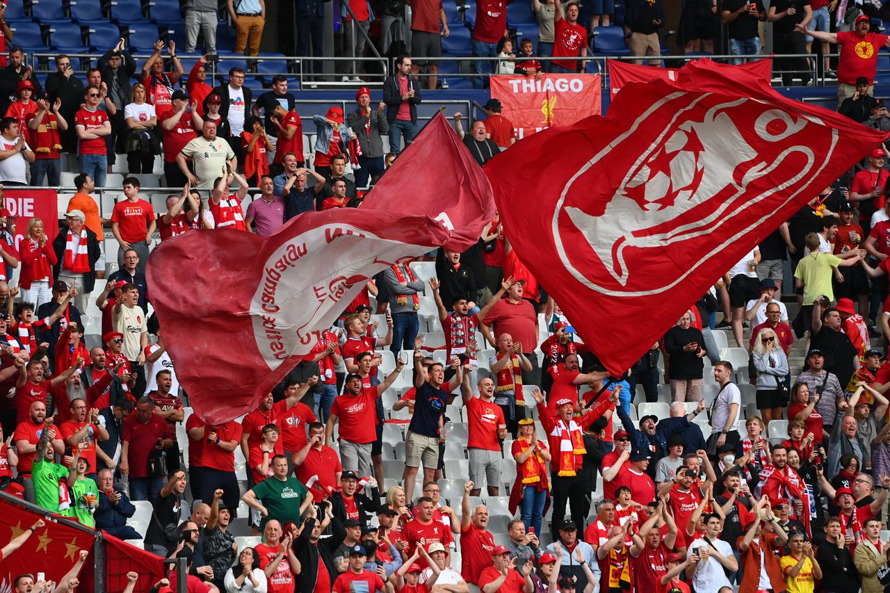 Fans before the Champions League Final between Liverpool and Real Madrid - St Denis