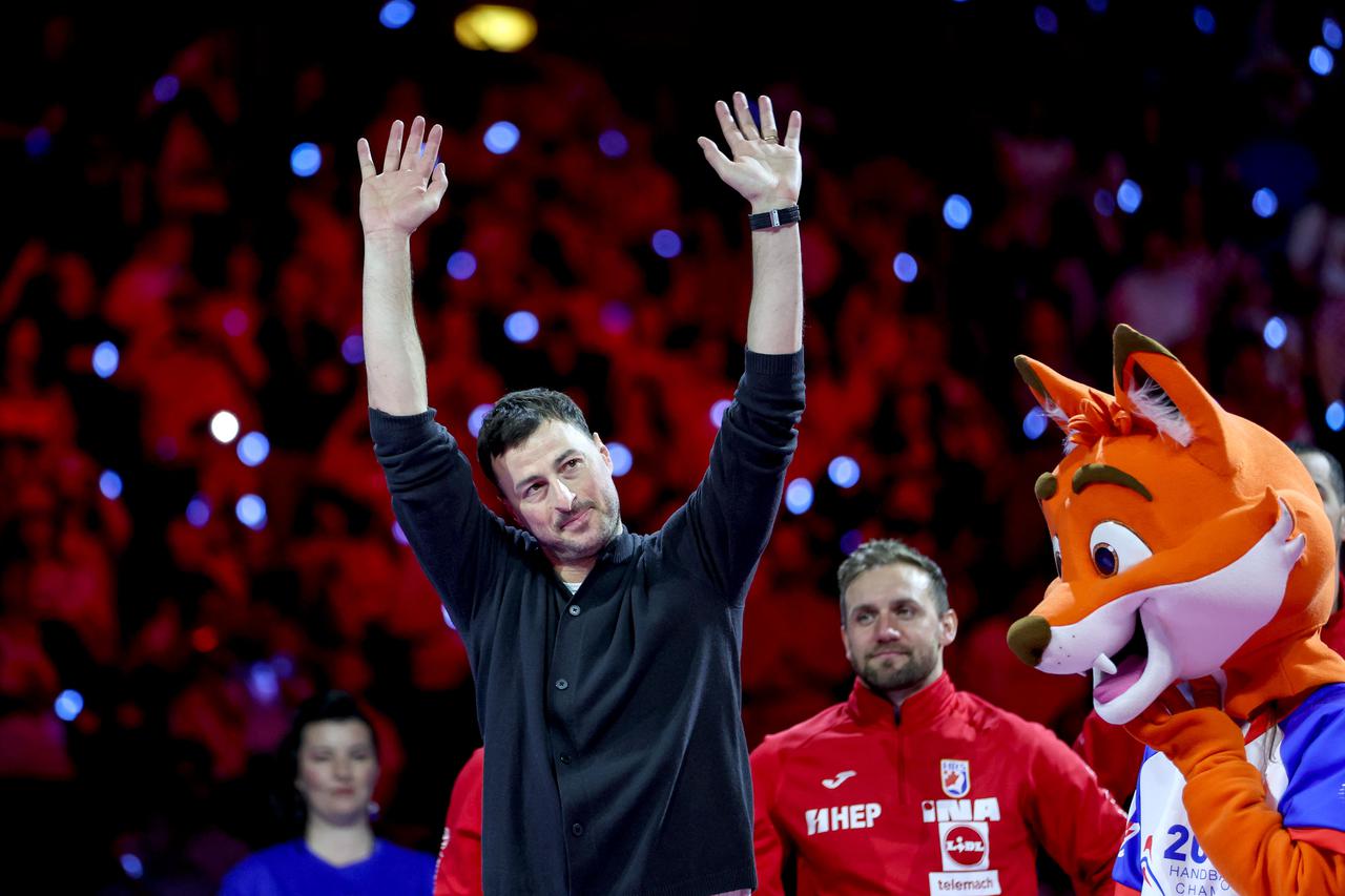 Zagreb: Svečana oproštajna ceremonija hrvatskih rukometnih legendi Domagoja Duvnjaka, Igora Karačića i Ivana Pešića