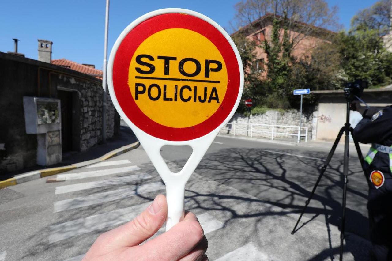 Rijeka: Djelatnici MUP-a nadziru brzinu kretanja vozila