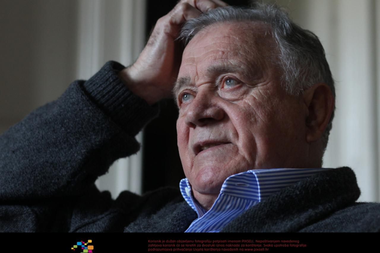 '09.10.2012., Zagreb - Antun Vrdoljak, hrvatski glumac, redatelj i producent, bivsi potpredsjednik Republike Hrvatske, HDZ-ov zastupnik u drugom sazivu Hrvatskog sabora, bivsi direktor HRT-a, bivsi pr