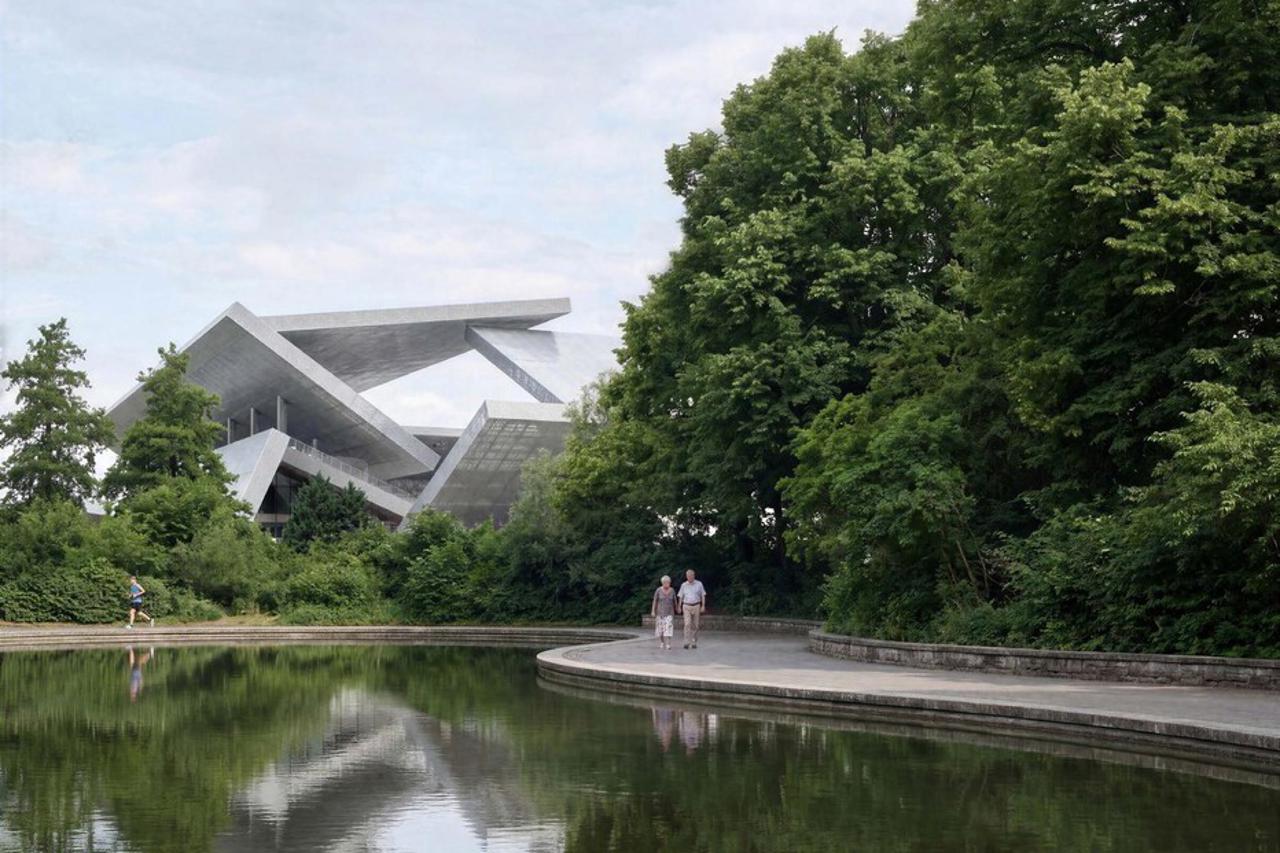 Stadion Maksimir snimljen iz zraka