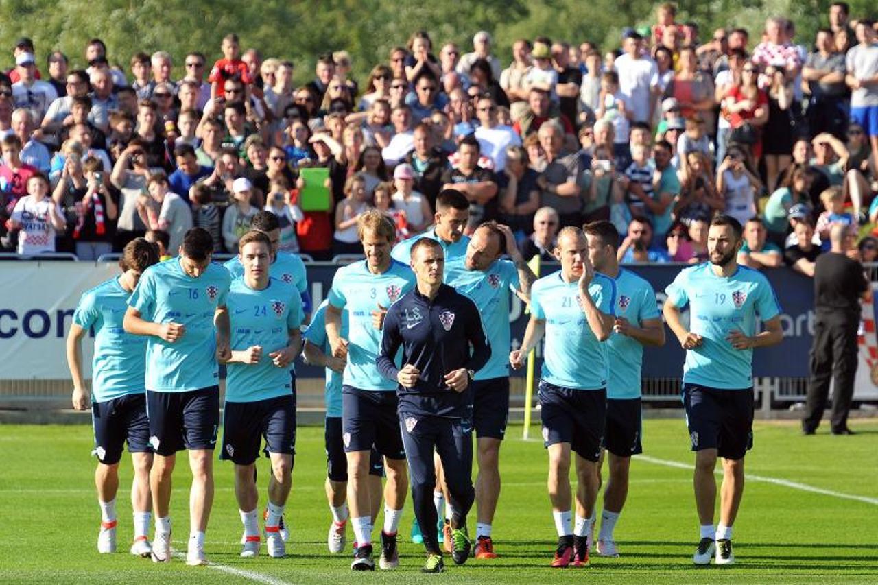 hrvatska nogometna reprezentacija, trening
