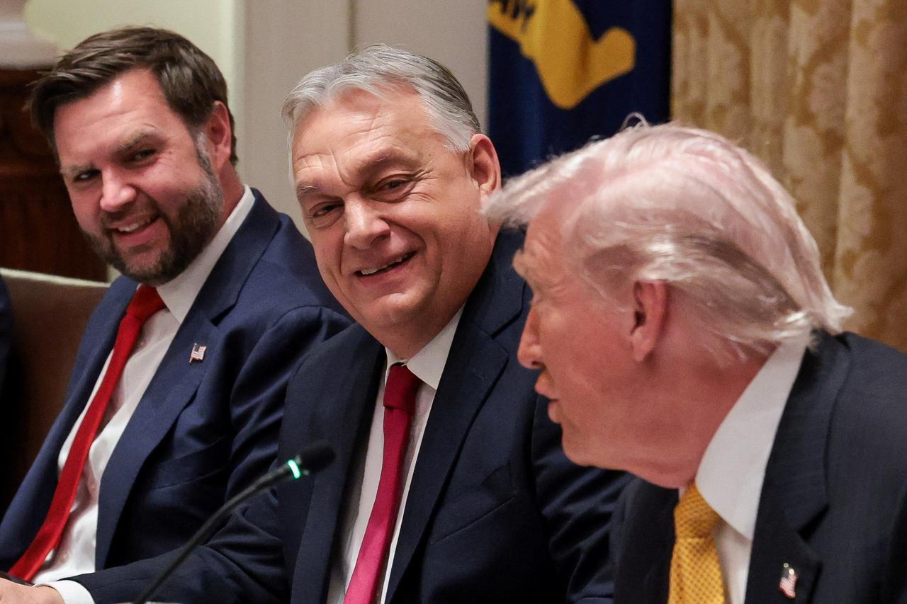 U.S. President Trump meets with Hungary's Prime Minister Orban at the White House