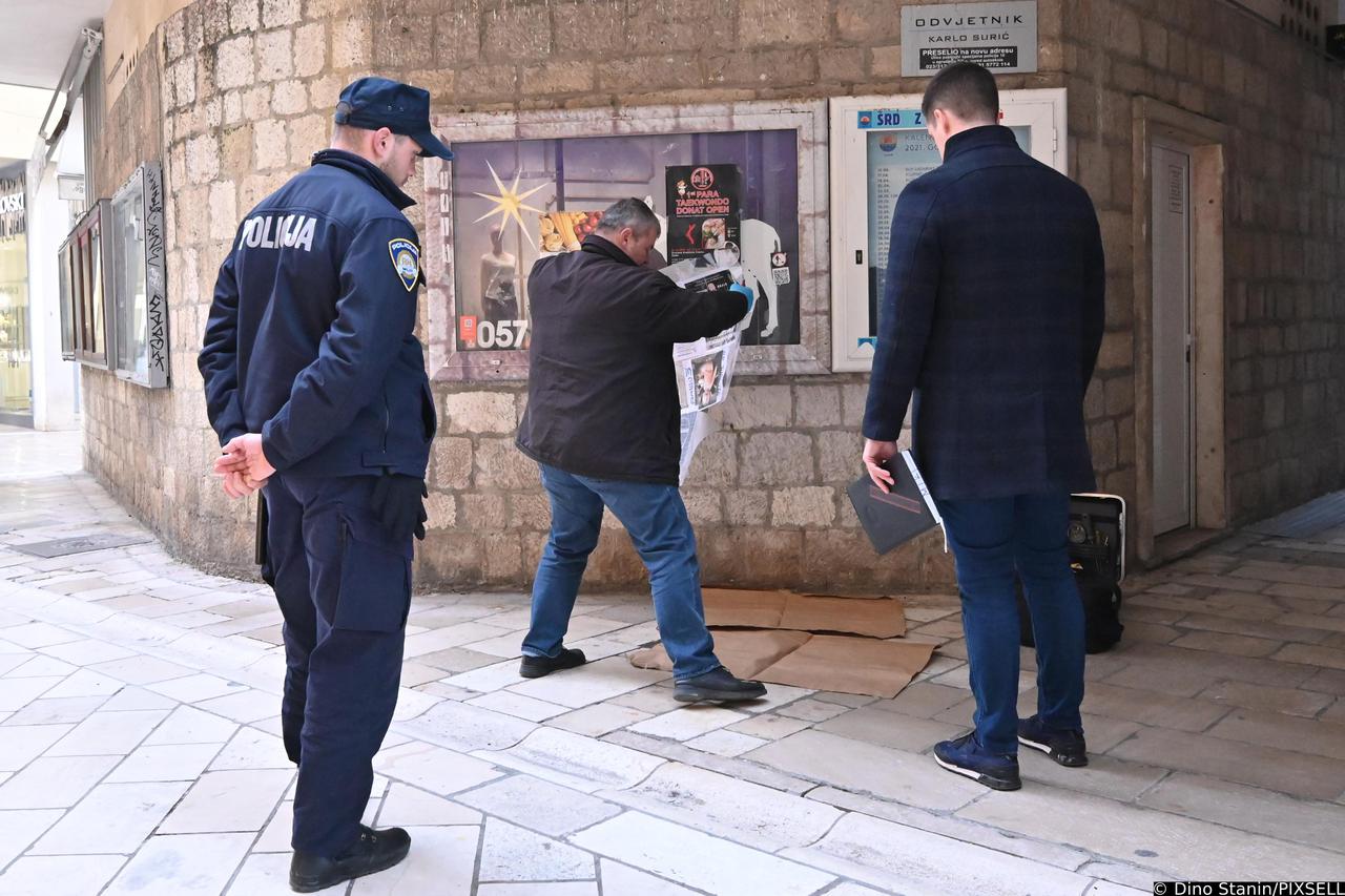 Zadar: Policija provodi očevid zbog plakata s omčom za vješanje i natpisom anemični