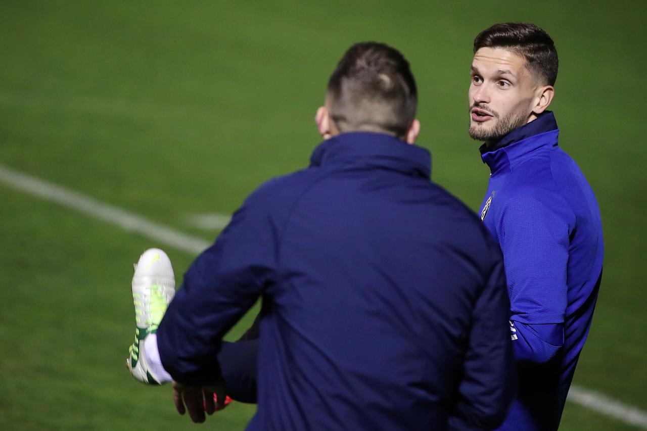 Zagreb: Trening nogometaša Dinama  uoči utakmice s FC Krasnodarom