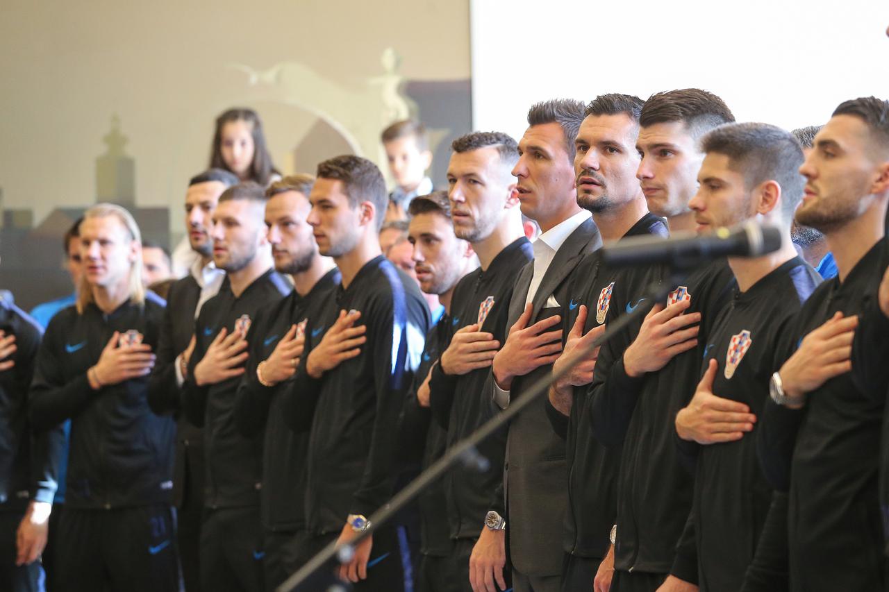 Vatreni na prijemu kod predsjednice