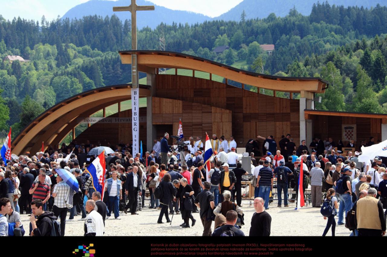 \'14.05.2011., Bleiburg, Austrija - Komemoracija u povodu 66. obljetnice bleiburske tragedije i hrvatskoga kriznog puta.  Photo: Zeljko Hladika/PIXSELL\'