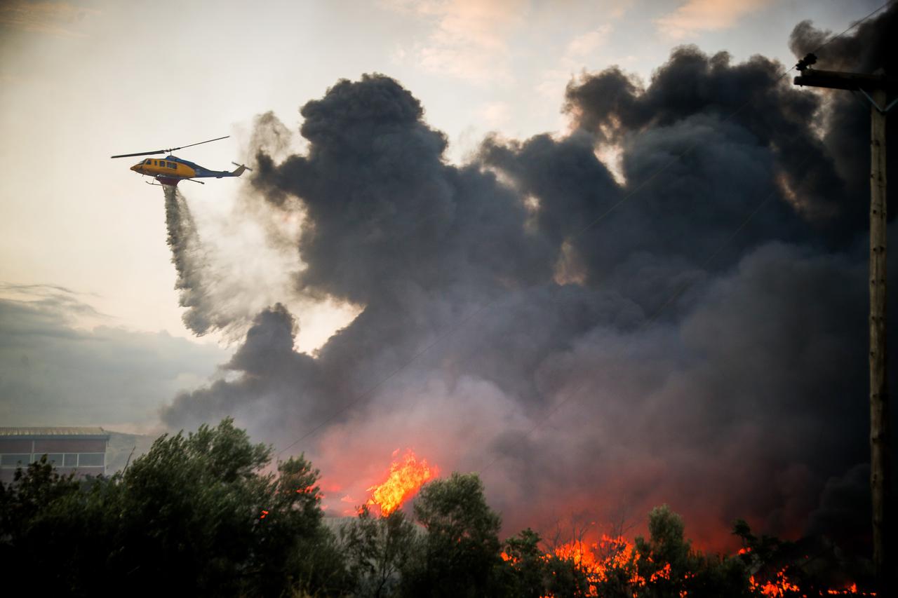GREECE-THESSALONIKI-WILDFIRE