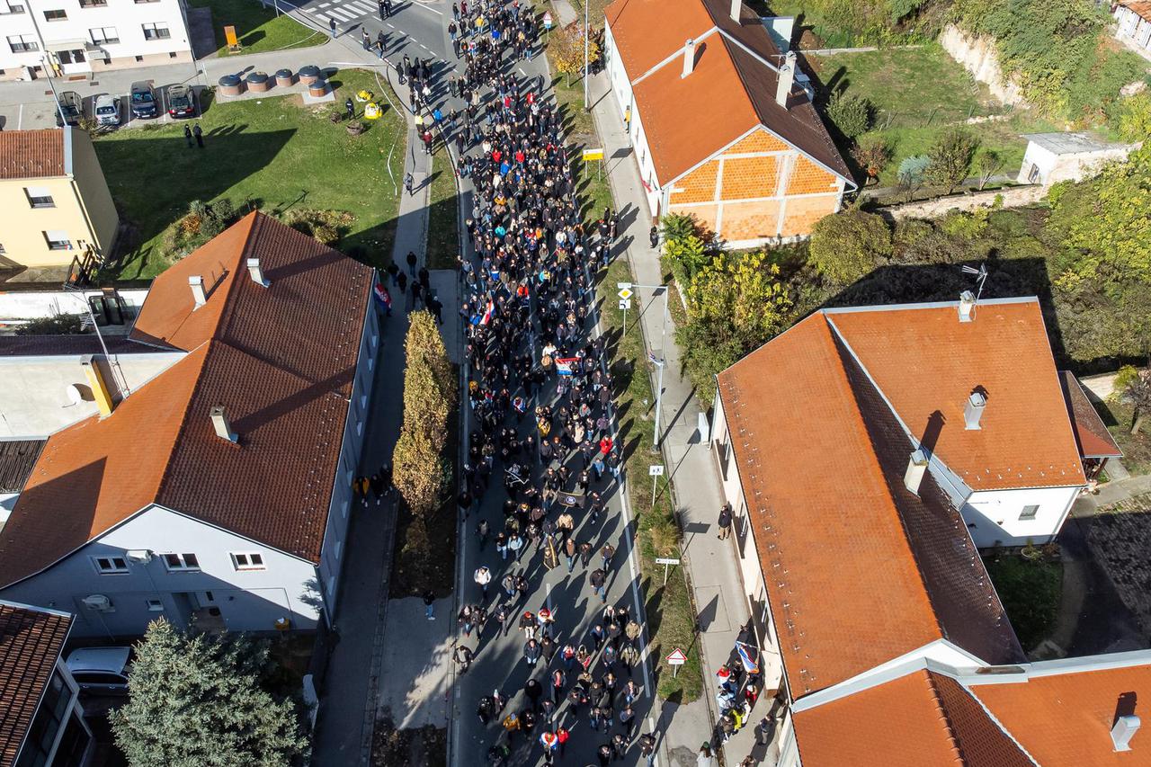 Vukovar: Fotografije iz zraka Kolone sjećanja 