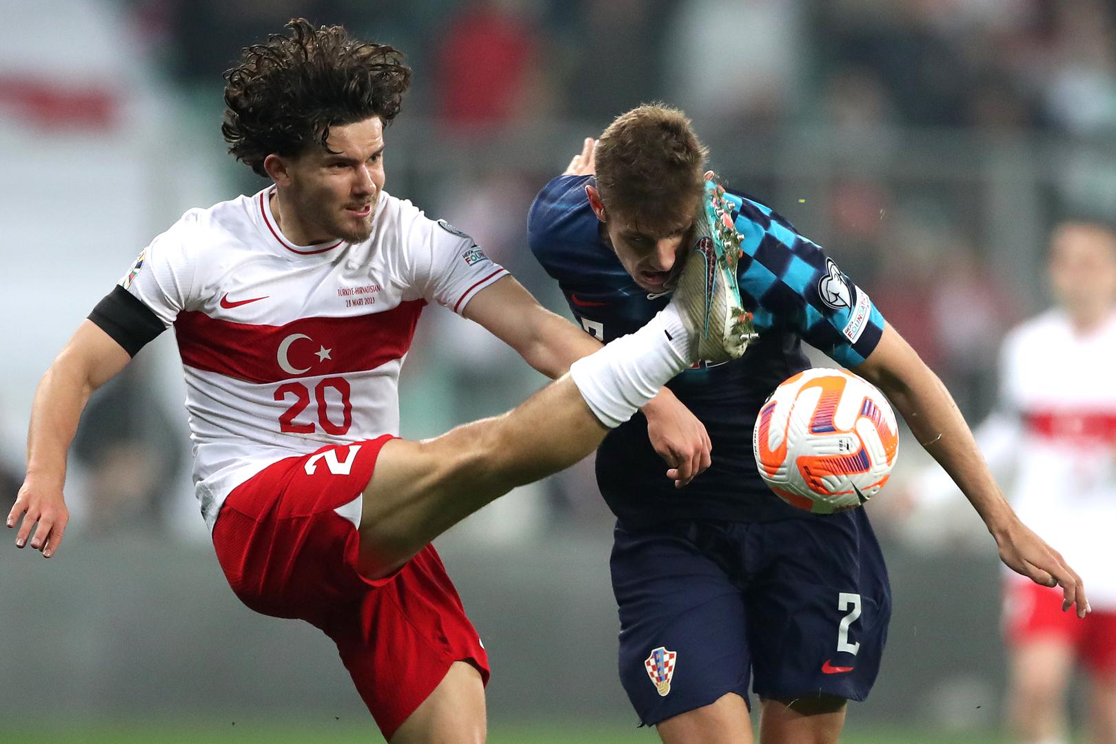 28.03.2023., stadion Timsah Arena, Bursa, Turska - Kvalifikacije za Europsko prvenstvo 2024. godine, skupina D, 2 kolo, Turska - Hrvatska. Photo: Slavko Midzor/PIXSELL