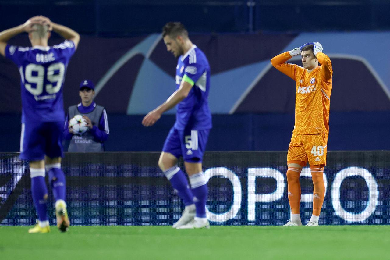 Zagreb:  UEFA Liga prvaka, 4. kolo, skupina E, GNK Dinamo - Red Bull Salzburg