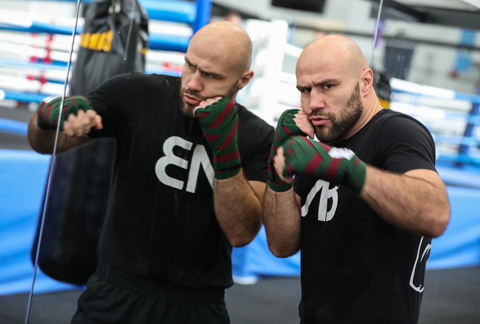 Zagreb: Trening Alena Babića na Velesajmu