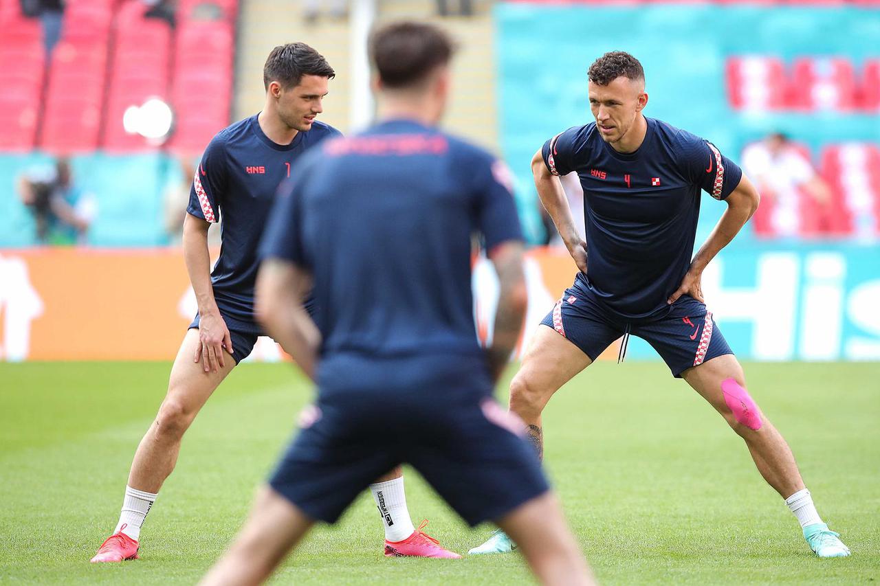 London: Trening Hrvatske na Wembleyu uoči utakmice protiv Engleske