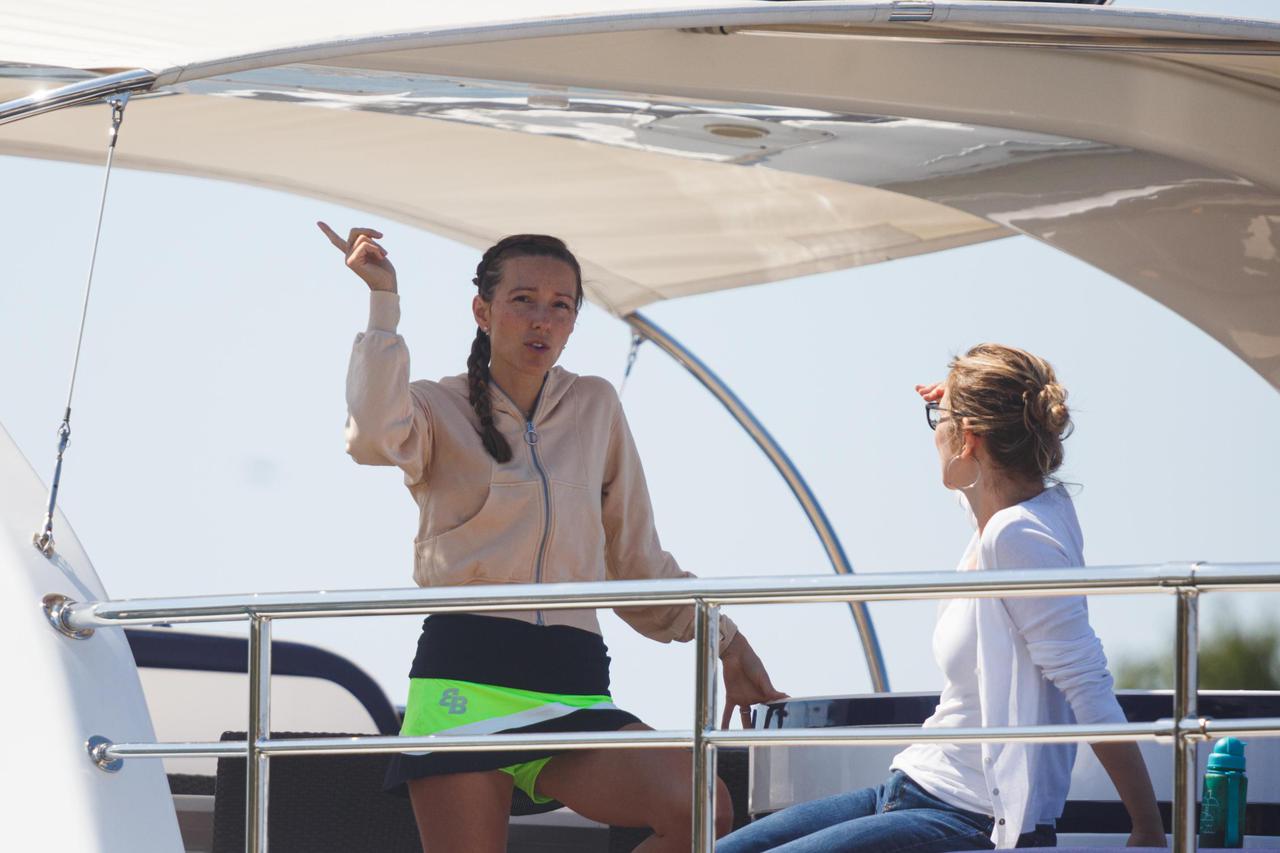 Zadar: Novak Đoković s obitelji na jahti Asha