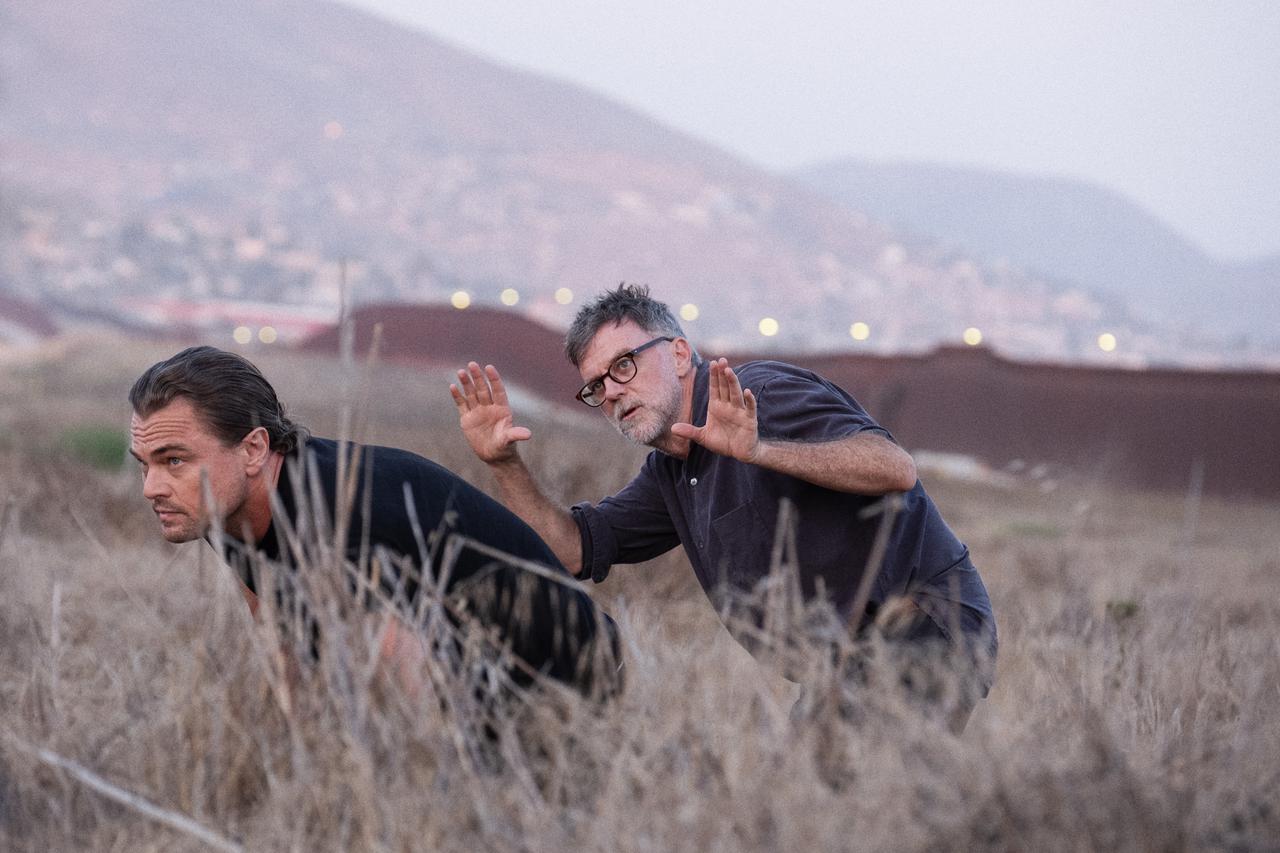 Paul Thomas Anderson i Leonardo DiCaprio na setu filma "Jedna bitka za drugom"
