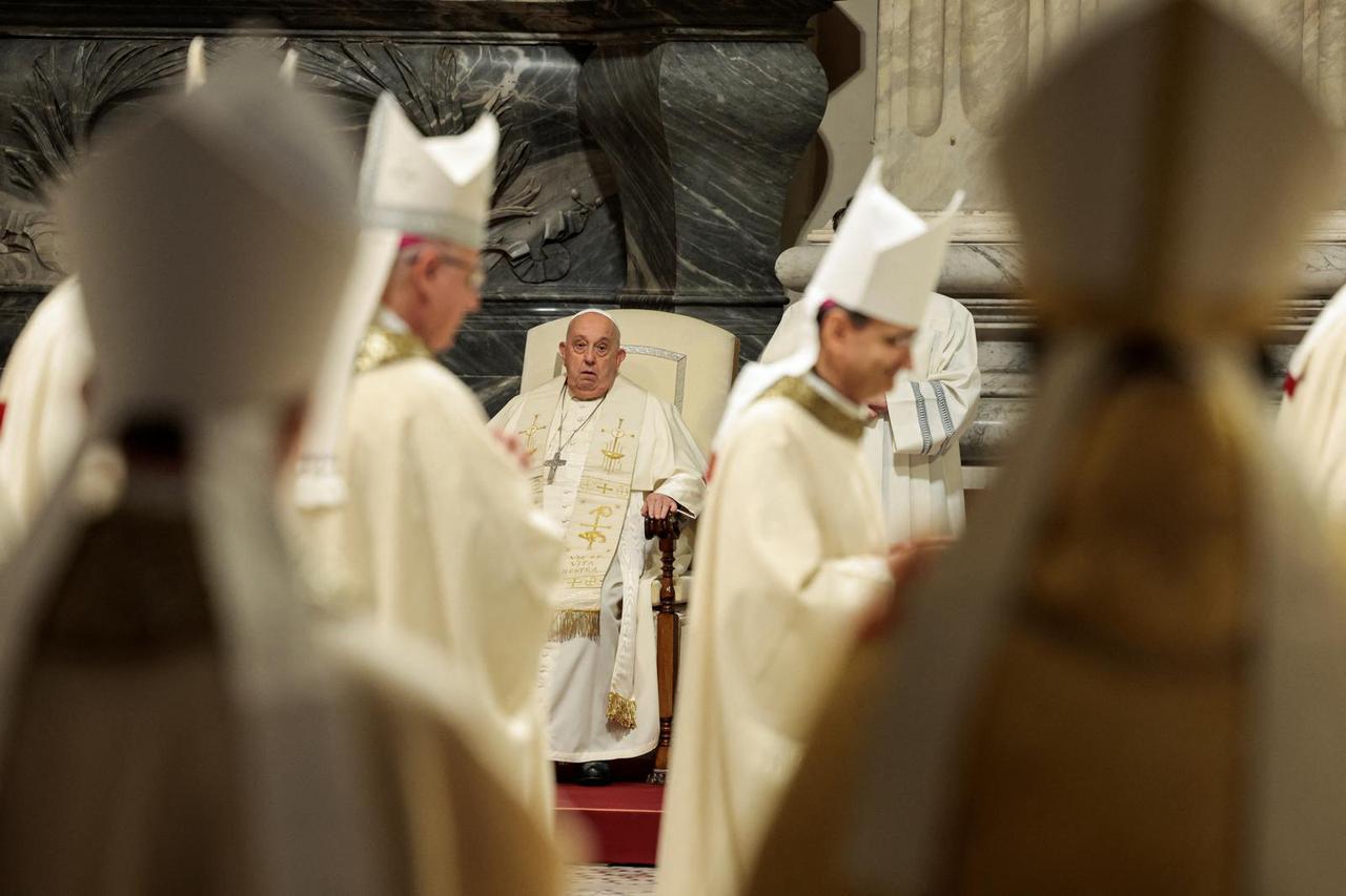 Pope Francis attends Episcopal Ordination of Monsignor Renato Tarantelli Baccari in the Archbasilica of Saint John Lateran in Rome