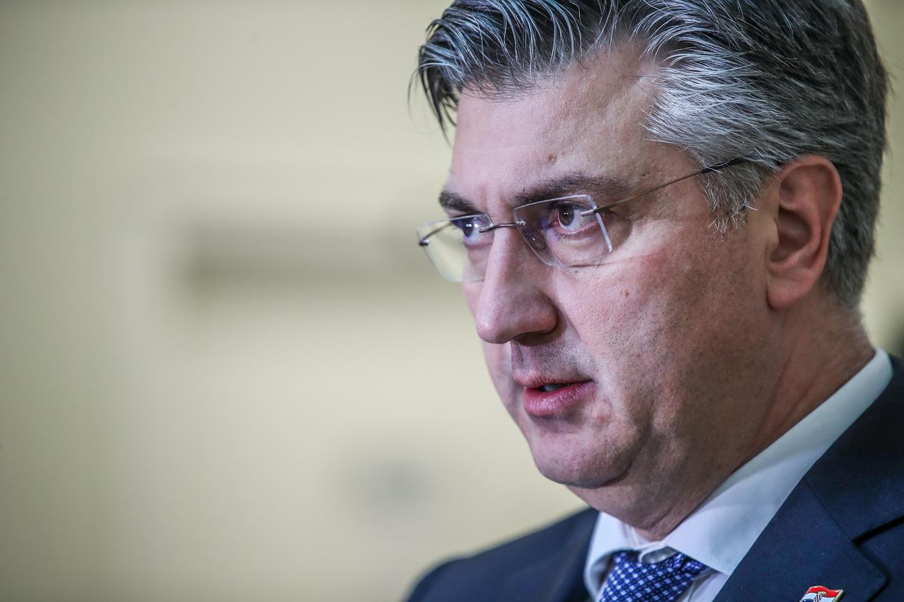 Zagreb: Andrej Plenković dao je izjavu medijima