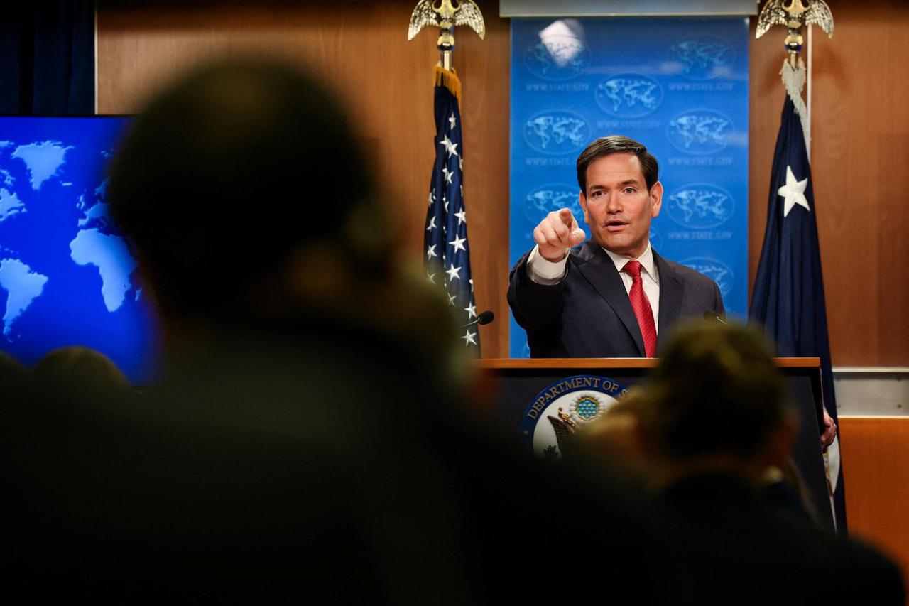 U.S. Secretary of State Rubio holds end-of-year press conference at the State Department in Washington