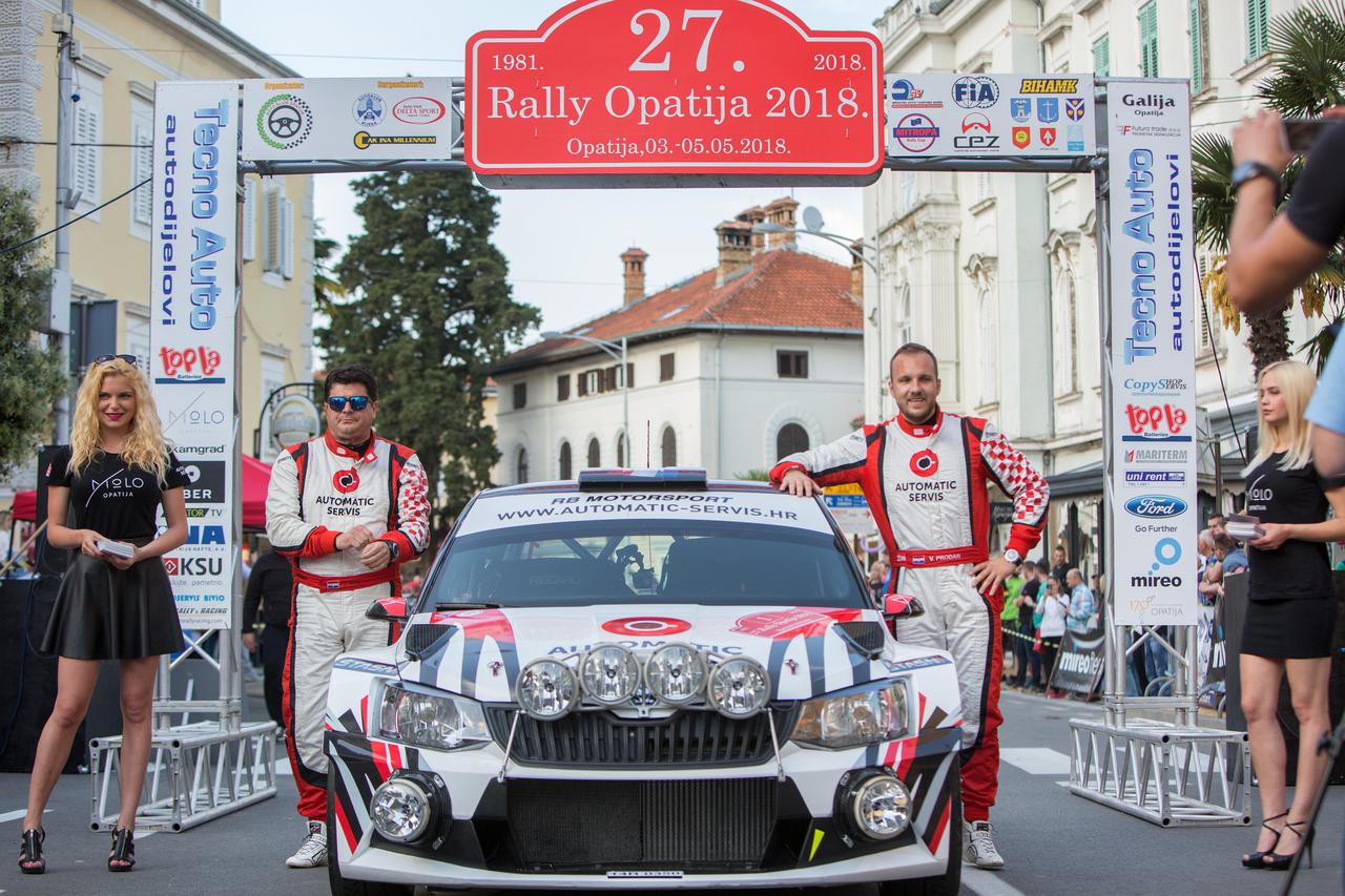 Start 27. Opatija Rallyja koji se održava na područiju Opatije i Istre
