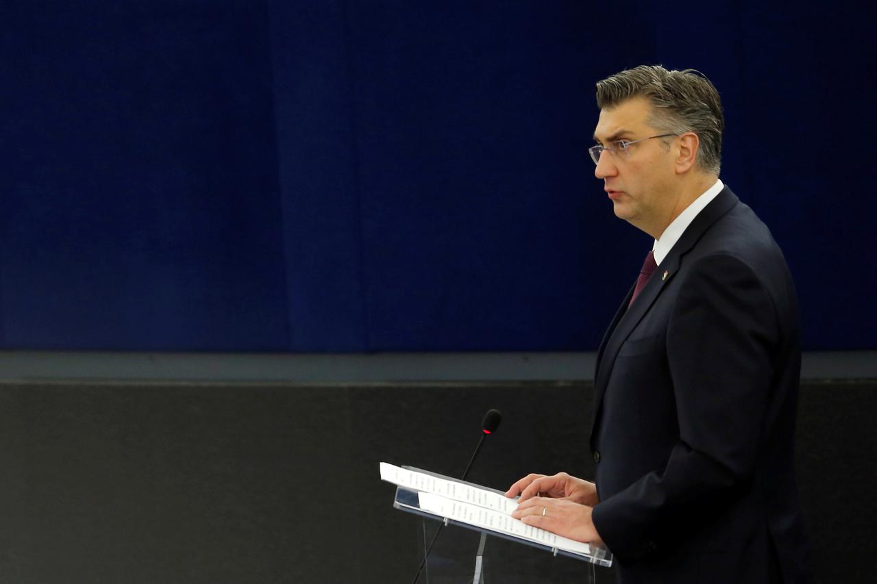 Andrej Plenković u Europskom parlamentu