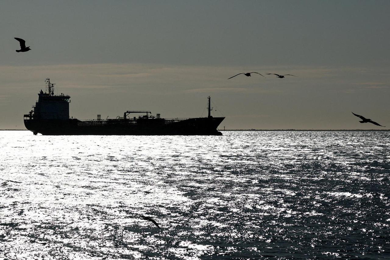FILE PHOTO: Views of oil infrastructure and shipping along the Mediterranean coastline