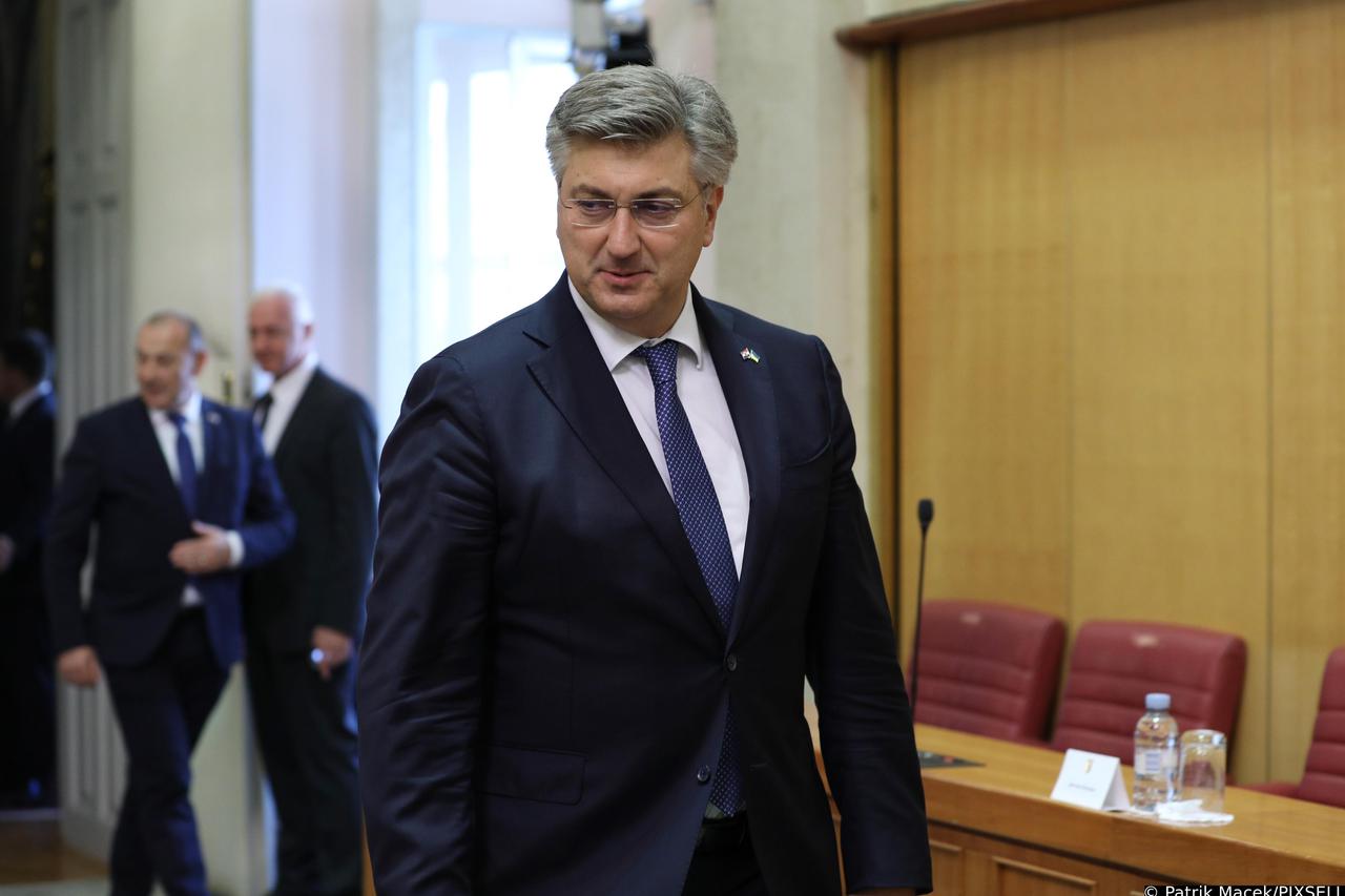 Zagreb: Premijer Plenković u Hrvatskom saboru podnio godišnje izvješće o radu svoje Vlade