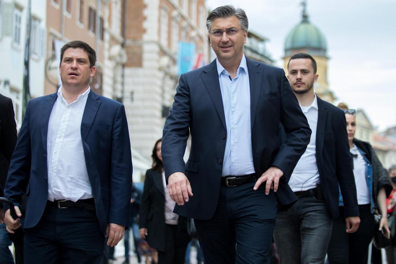 Plenković posjetio Rijeku i kandidate lokalnih izbora