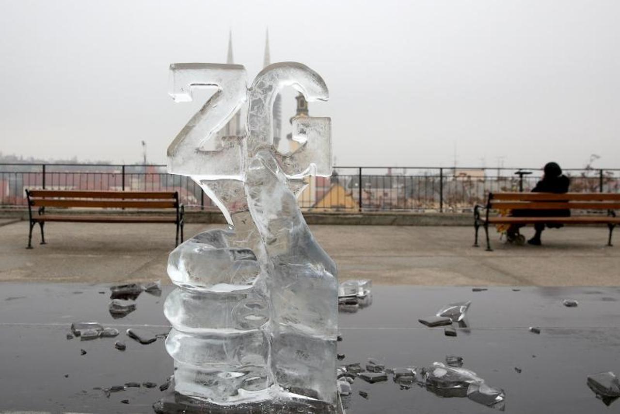 Ledena skulpture na Gradecu