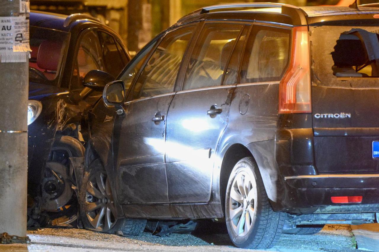 Na Trešnjevci propucan automobi