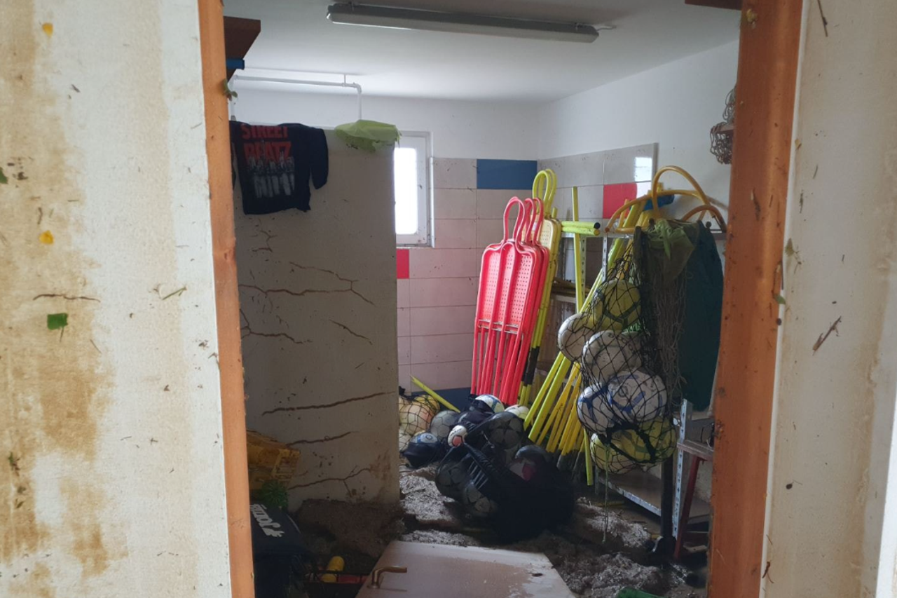 Uništene prostorije NK Mladost