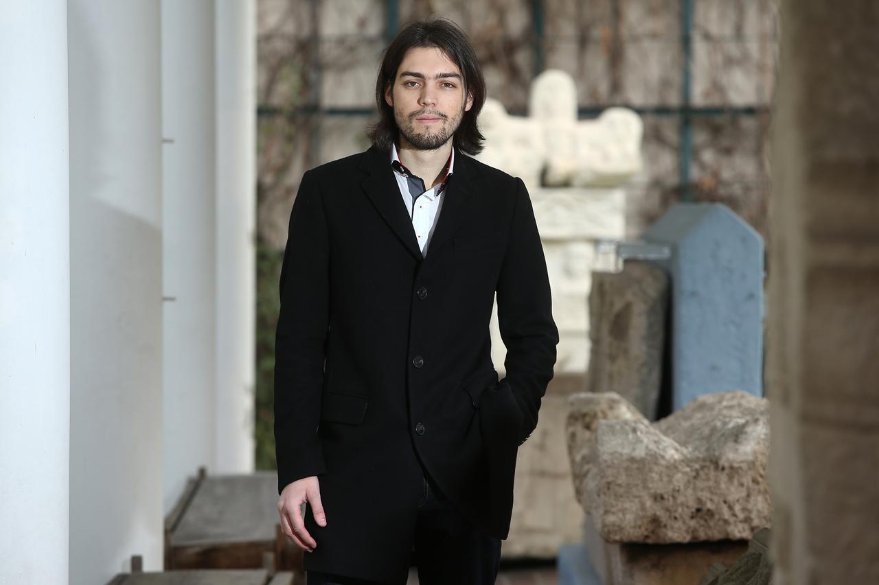 10.12.2014., Zagreb - Predsjednicki kandidat Zivog zida Ivan Vilibor Sincic.  