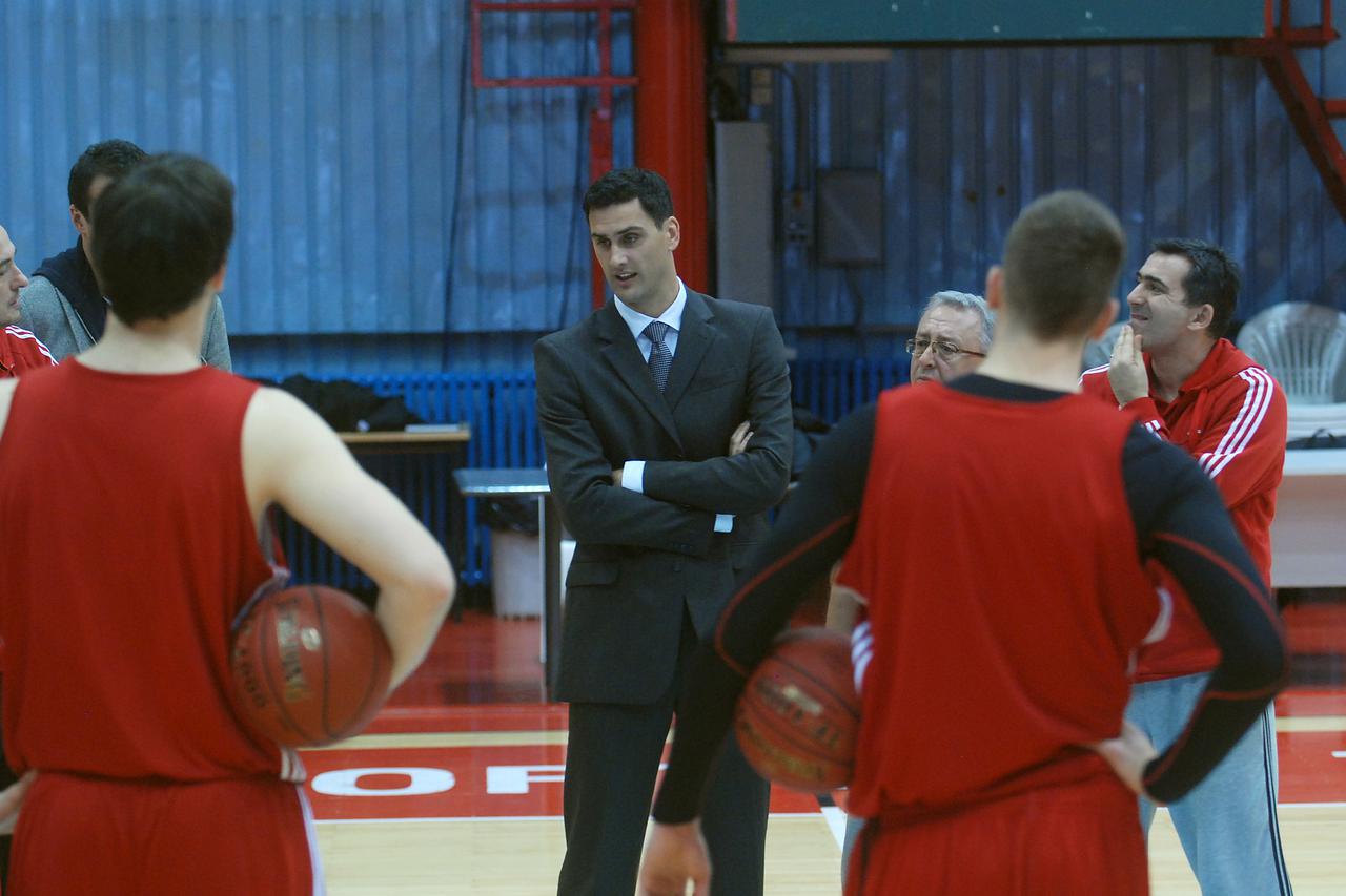 18.11.2012., Zagreb, Dom sportova - Konferencija za medije KK Cedevite zbog ostavke trenera Boze Maljkovica. Matej Mamic.  Photo: Luka Stanzl/PIXSELL