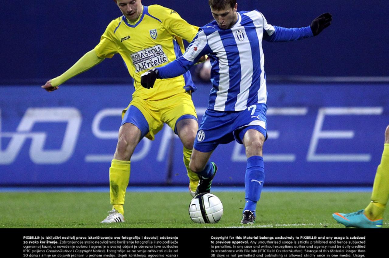 '28.03.2013., Stadion u Maksimiru, Zagreb - 25. kolo MAXtv Prva liga: Lokomotiva - Inter Zapresic. Domagoj Antolic, Josip Filipovic.  Photo: Goran Stanzl/PIXSELL'